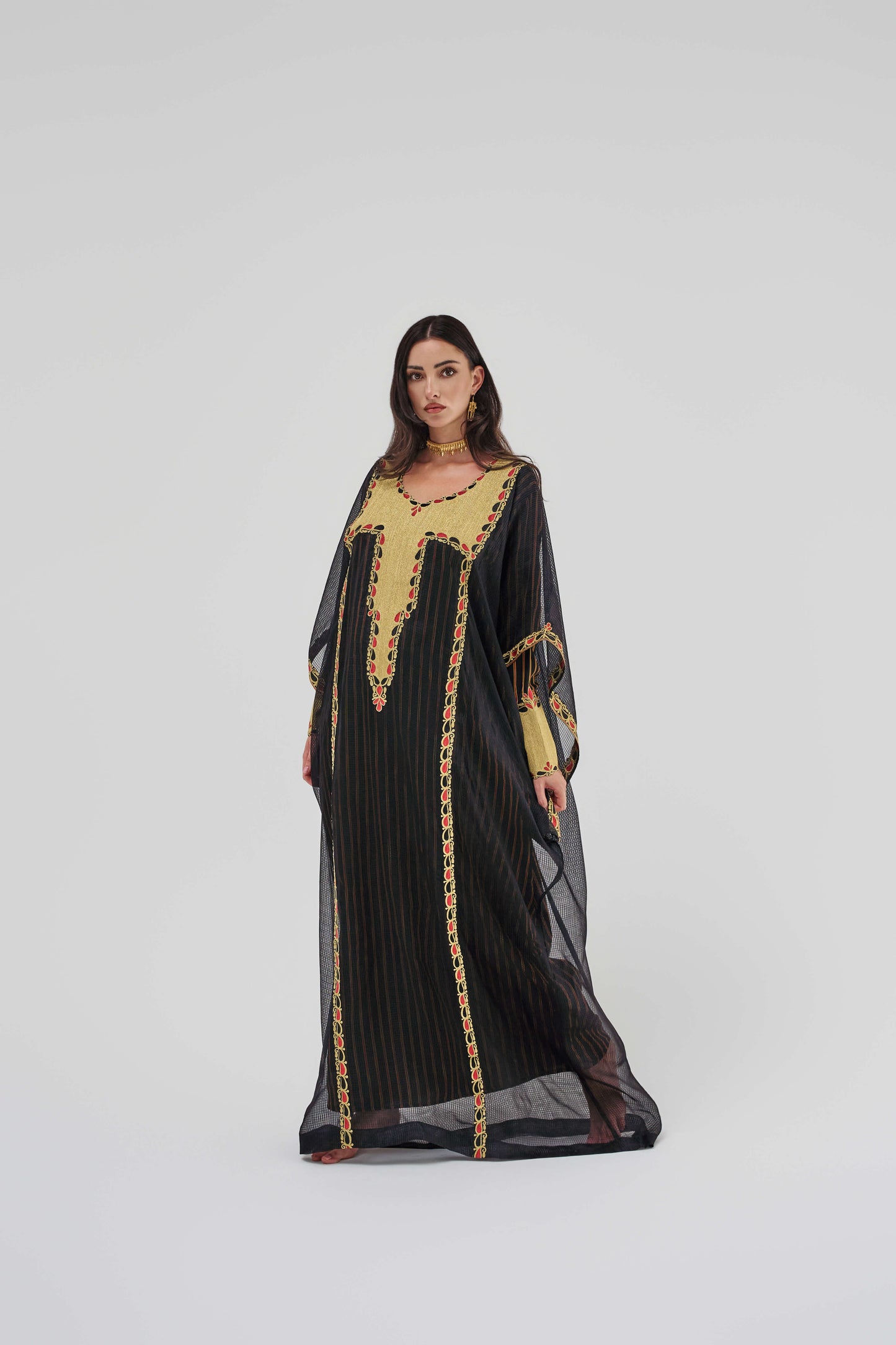 K-346 ثوب بو قفص و كندورة بو قليم