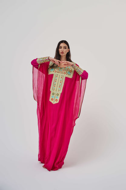 ثوب بو قفص و كندورة حرير أرماني