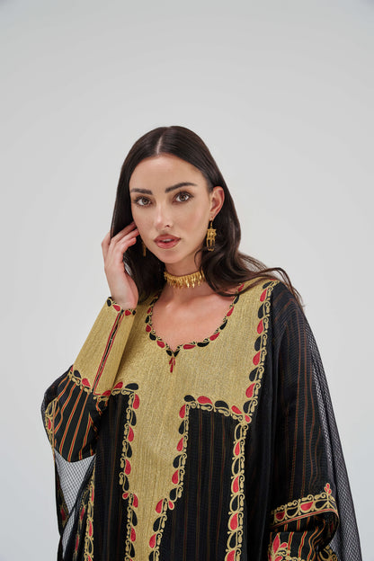 ثوب بو قفص و كندورة بو قليم